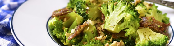 Brocoli salteado con jamon