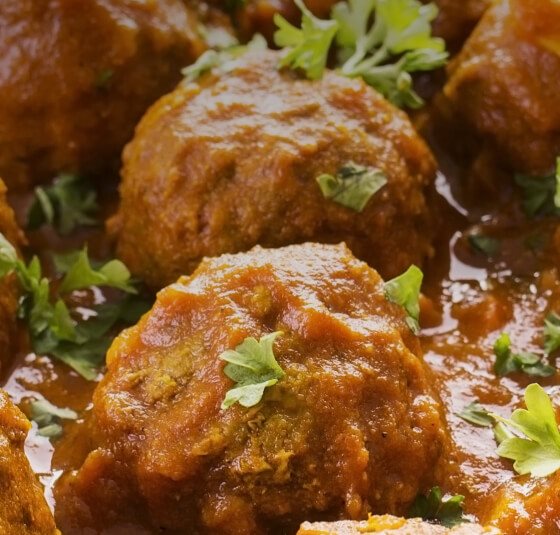 guiso de albondigas