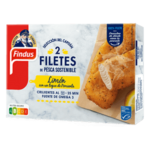 Filetes de pescado con limón y pimienta