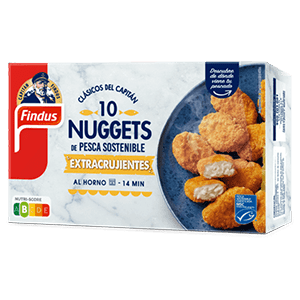 Nuggets de pescado congelado