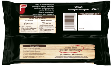 Grelos congelados Findus