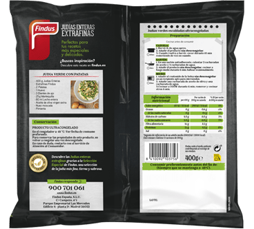 Judías extrafinas Findus