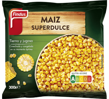 Maíz superdulce Findus