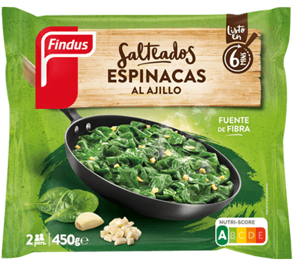 Espinacas al ajillo Findus