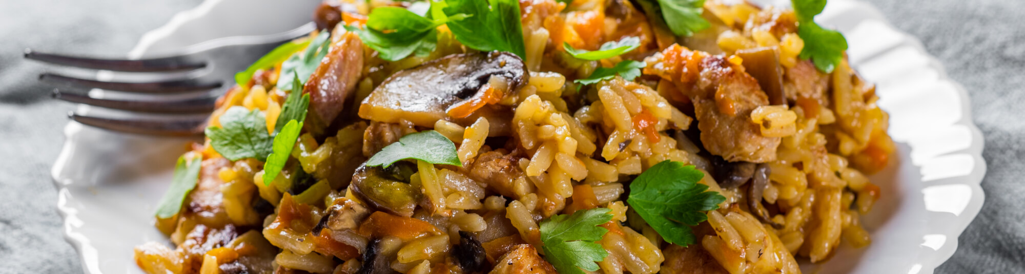 Arroz son salsa de soja