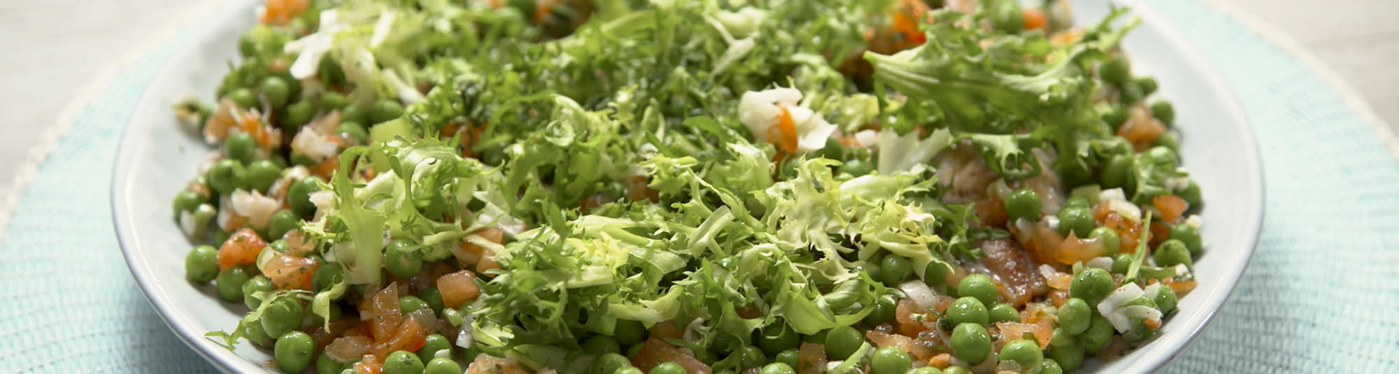 Ensalada tibia de caballa con guisantes Findus 1024 x 274