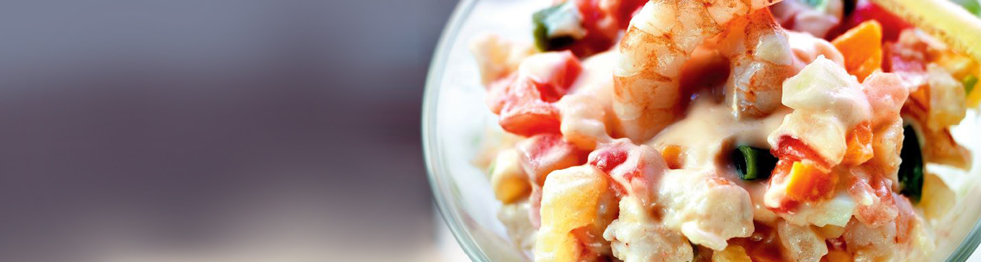 Ensaladilla con langostinos