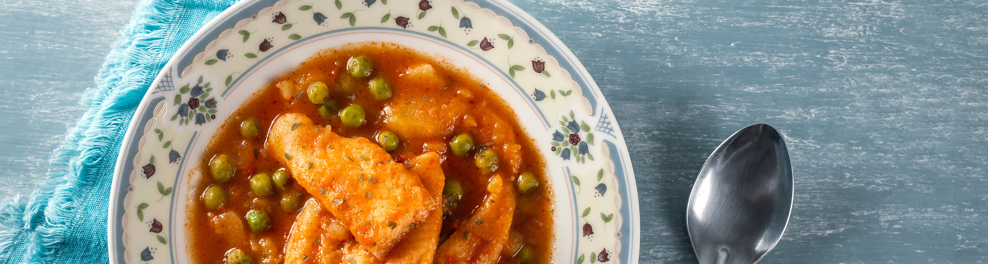 receta de sepia con guisantes