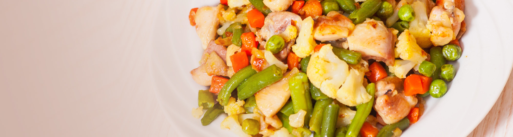 Menestra de verduras con pollo