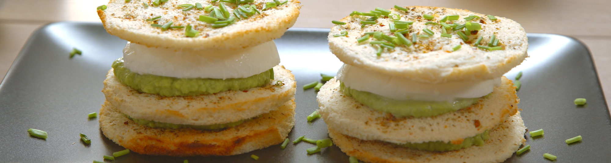 Timbal de obleas con guisantes y mozzarella Findus 1024 x 274